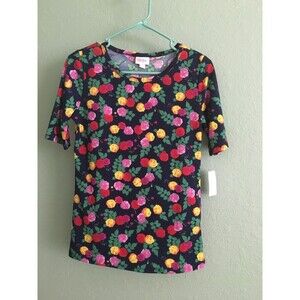 LuLaRoe NWT Size Small Navy Floral Gigi Top Blouse